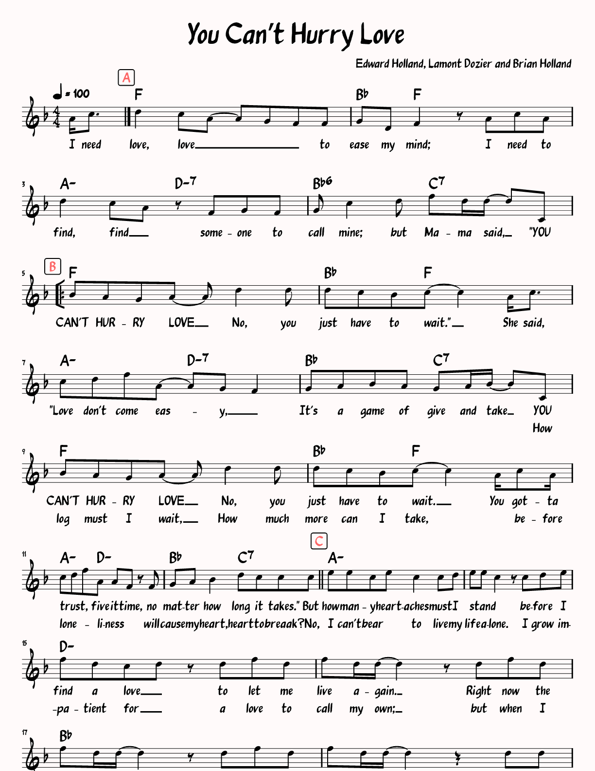 Sheet Music